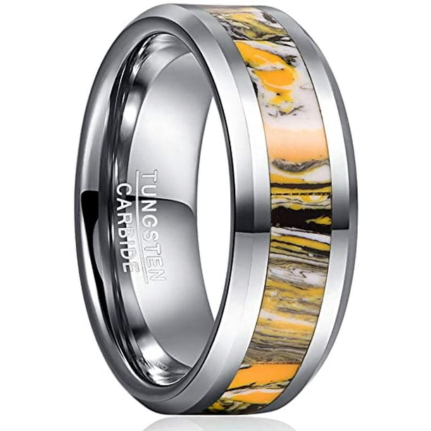 Tungsten Carbide Classic Silver Wedding Band Men Women Engagement Bridal Ring